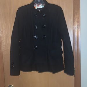 Black Peacock Style Coat